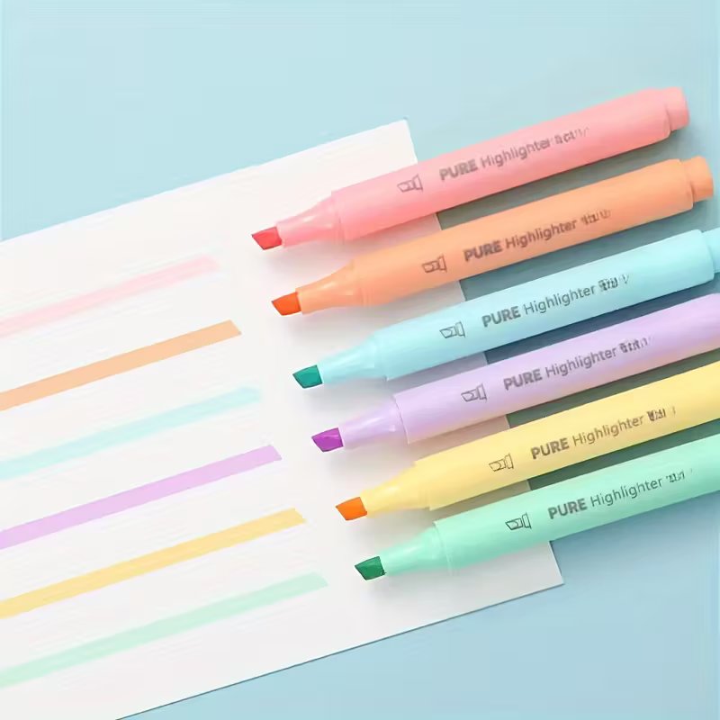 Set of 6 Pastel Highlighter Markers best price in Sri Lanka